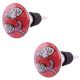 2 Pieces Peach Fish Flat Ceramic Wine Bottle Stopper